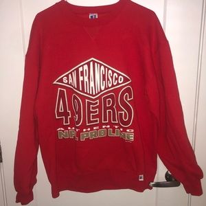 Authentic San Francisco 49ers crewneck sweater